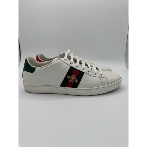 Gucci New Ace Bee Embroidered Sneakers - Picture 6 of 14